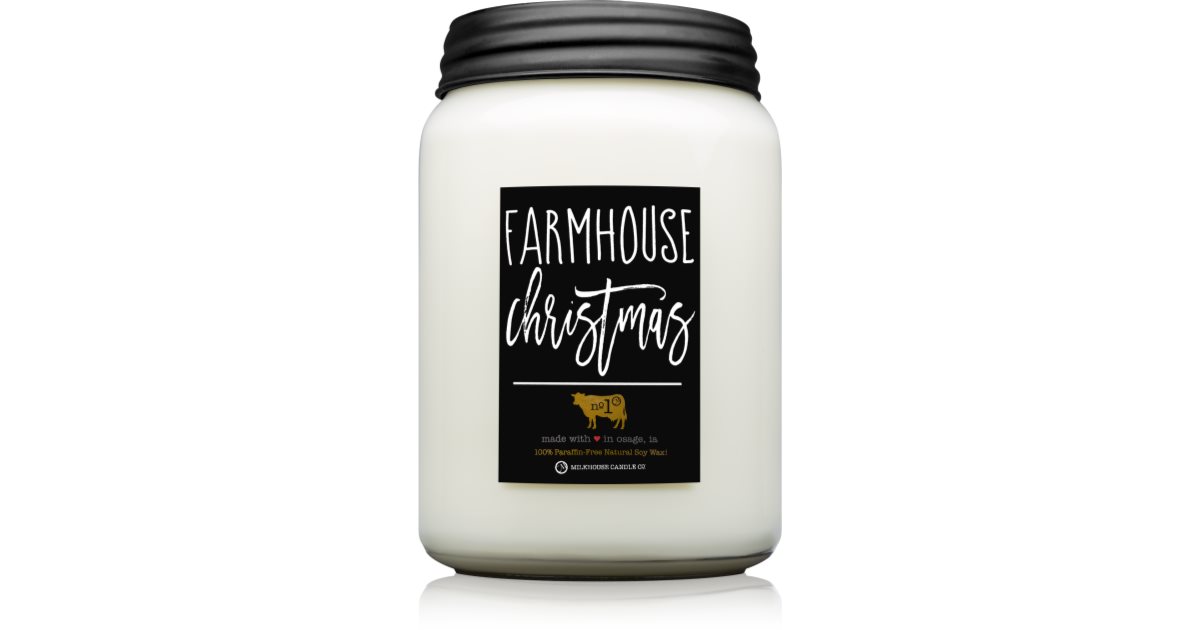 Milkhouse Candle Co. Farmhouse Christmas Duftkerze Mason Jar