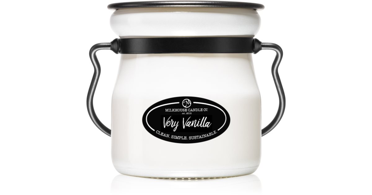 Milkhouse Candle Co. Creamery Very Vanilla scented candle Cream Jar | notino.co.uk