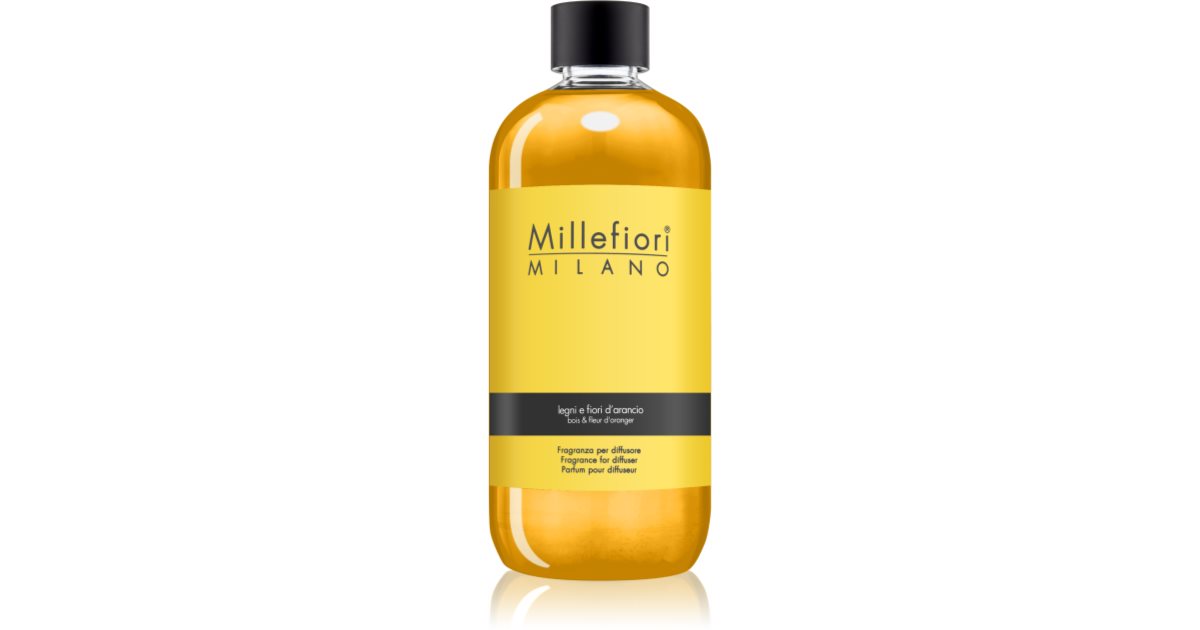 Millefiori Milano Natural Legni E Fiori d'Arancio Diffuser Refill -  Fragrance Diffuser Refill