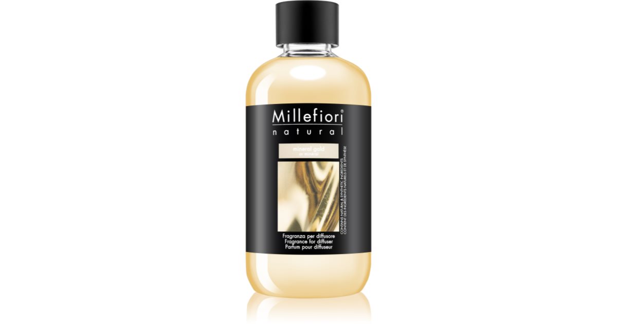 Millefiori Natural Mineral Gold Refill For Aroma Diffusers Notinoie