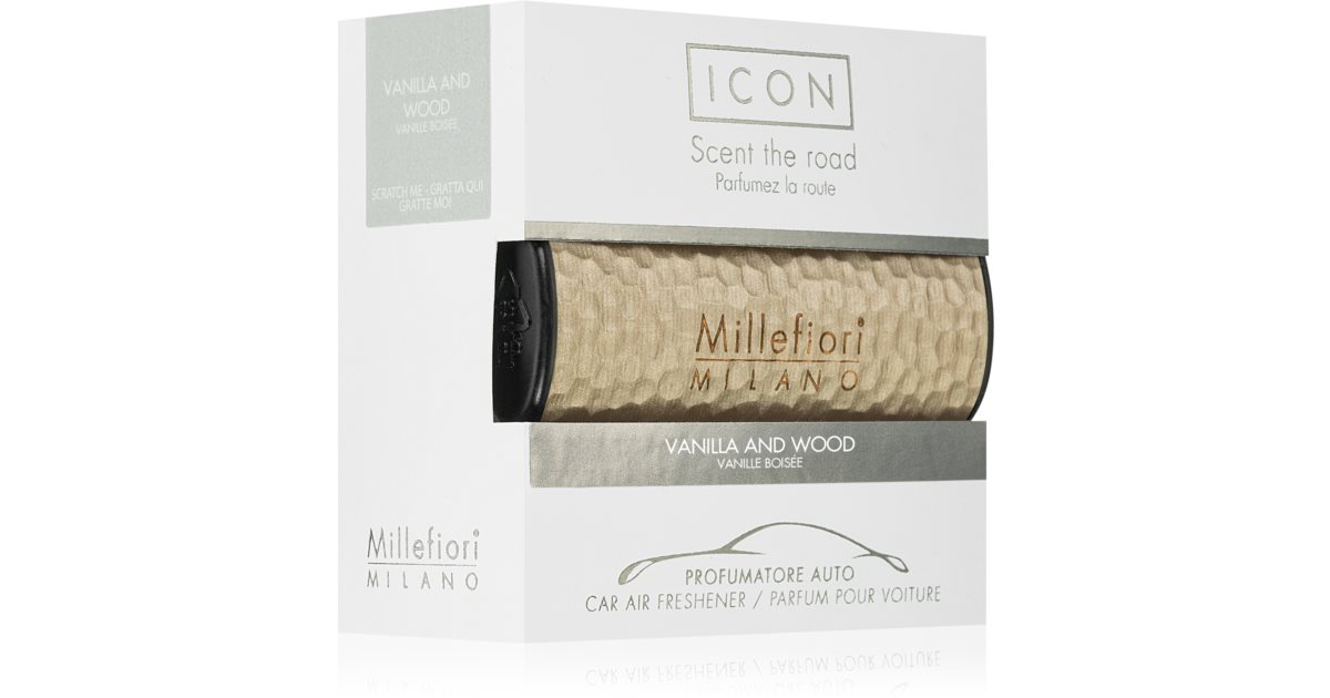 Millefiori Icon Vanilla & Wood deodorante per auto IV.