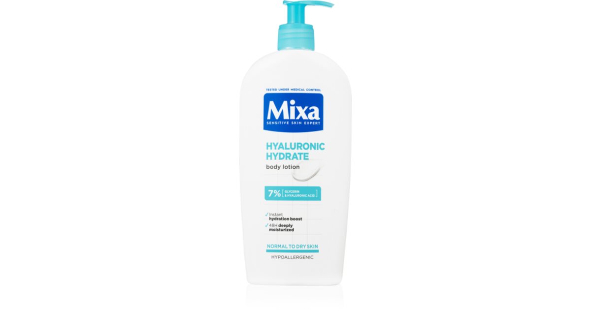 MIXA Hyalurogel Deeply Moisturising Body Lotion for dry and
