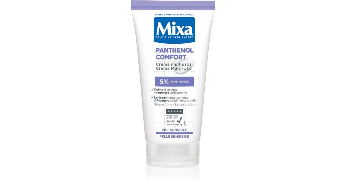Mixa Panthenol Comfort crema multifuncional para cara y cuerpo | notino.es