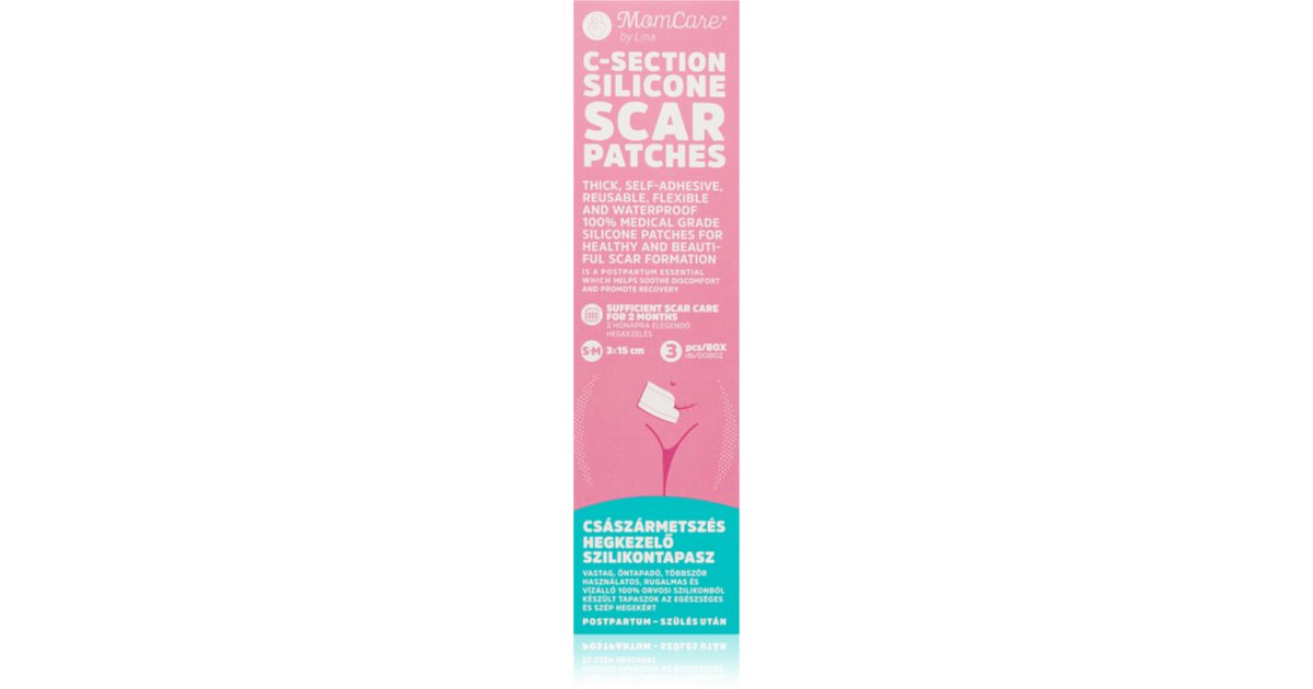 MomCare by Lina C-Section Silicone Scar Patches silikónové náplasti na ...