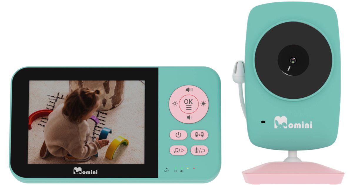 Momini BlissView Baby Monitor digitales Audio-Babyfon ️ notino.de