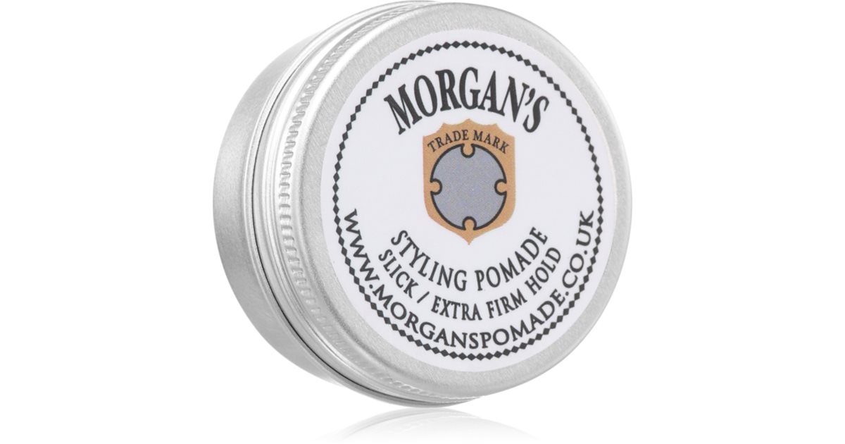 Pommade Coiffante Morgan's Slick Extra Firm Hold - Tenue Ferme, Vegan, Fabriqué UK