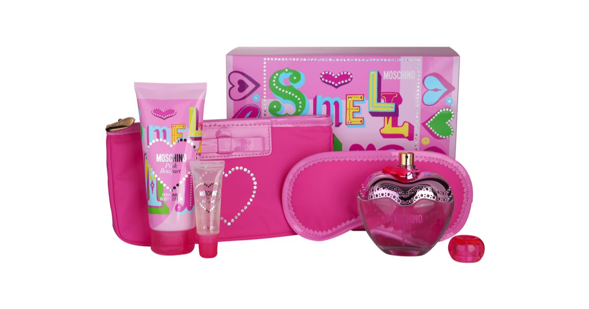 Moschino pink discount bouquet gift set