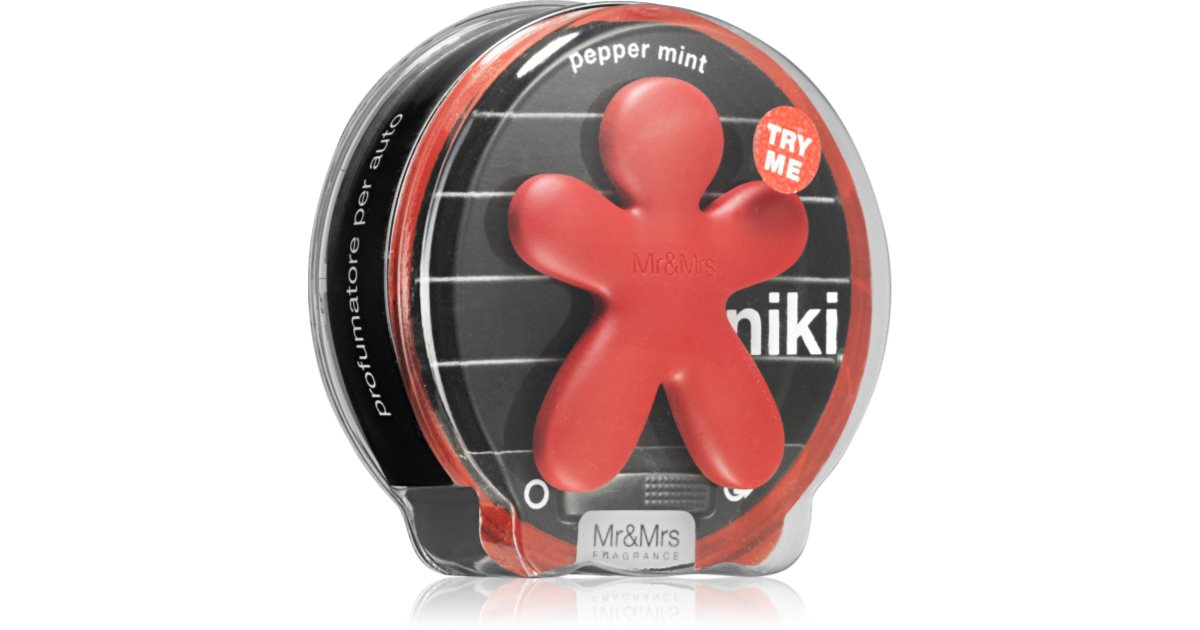 Mr & Mrs Fragrance Niki Peppermint car air freshener refillable