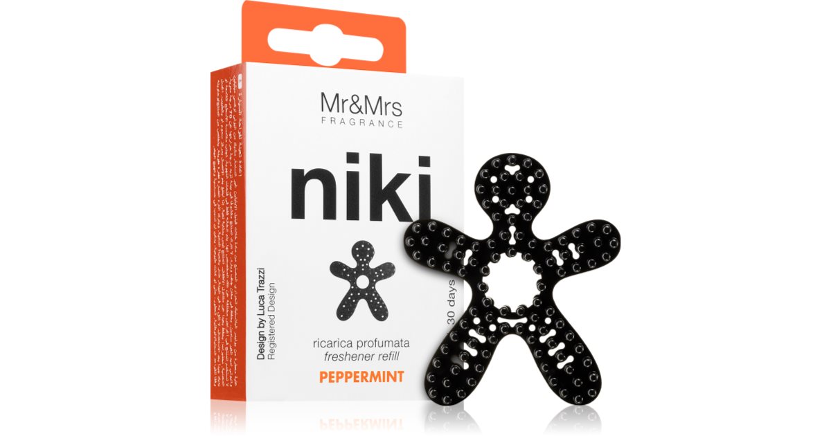 Mr & Mrs Fragrance Niki Peppermint car air freshener refill notino.co.uk