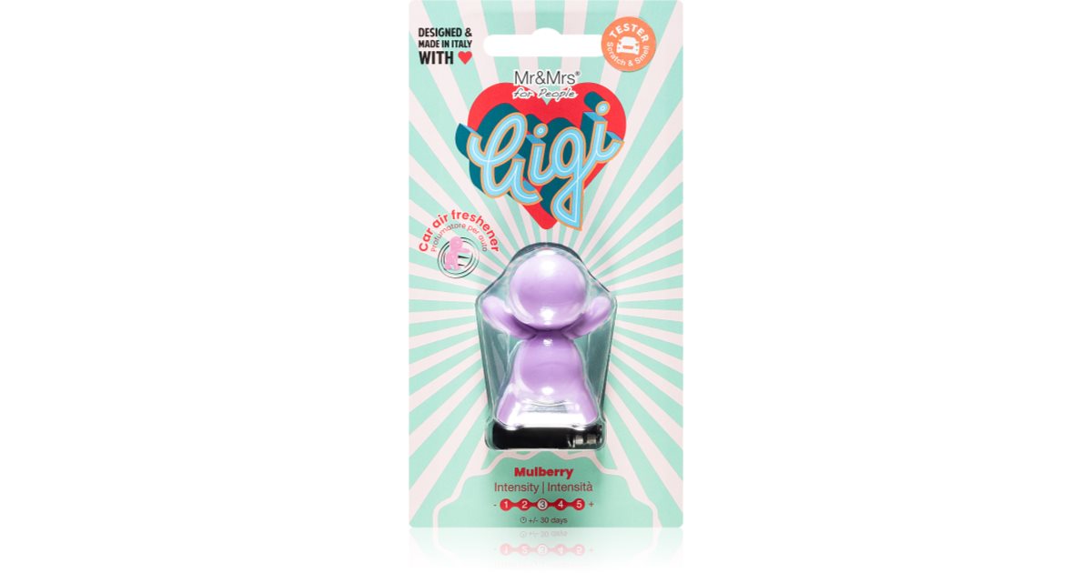 Mr & Mrs Fragrance Gigi Mulberry car air freshener notino.co.uk