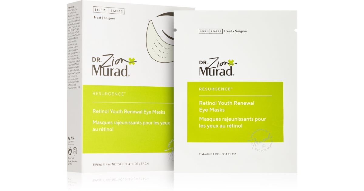 Murad Dr. Zion x Murad eye contour lift patches with retinol | notino.co.uk