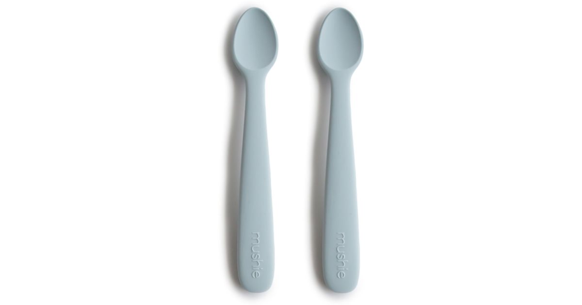 Mushie Silicone Feeding Spoons cucchiaino