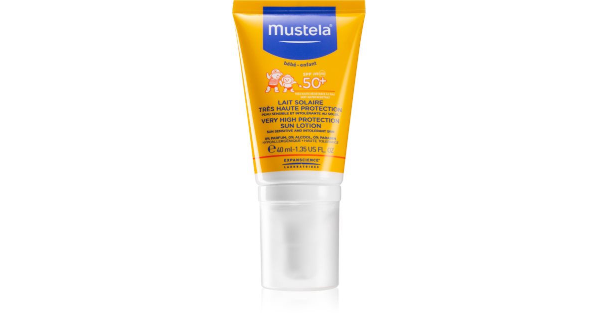 Mustela Solaires SPF 50+ защитный крем для лица SPF 50+ | notino.ru