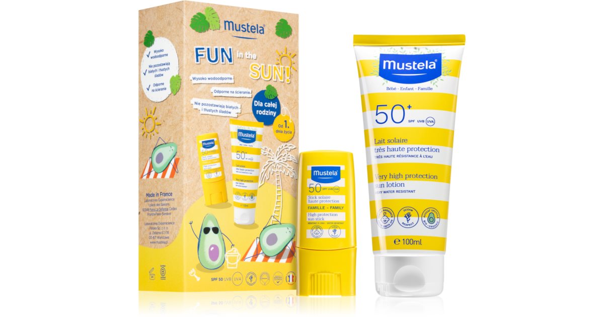 Mustela Sun Fun In The Sun Zestaw Upominkowy Dla Dzieci Od Urodzenia 3873