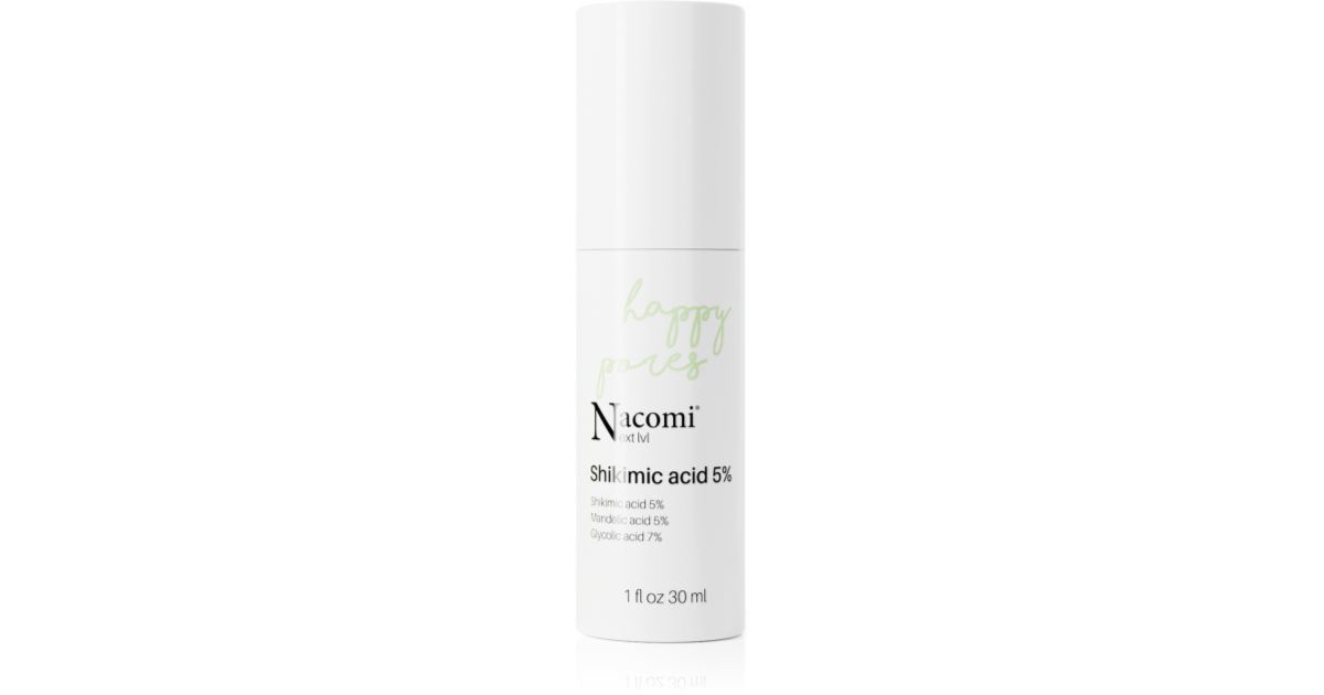 NACOMI NEXT LEVEL Shikimic Acid 5% Serum 30 Ml – Pflege Für Gesichtshaut, Feuchtigkeitsspendend