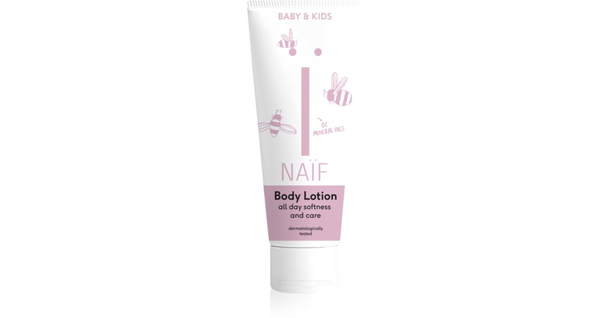 Naif Baby & Kids Softening Body Lotion softening body milk for children ...