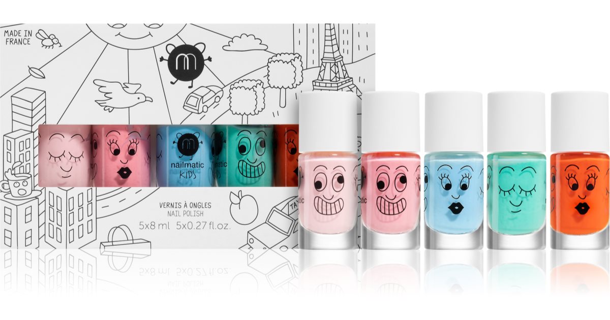 Nailmatic Kids Nagellack-Fabrik – DIY Set Für Kinder Mit 4 Ungiftigen Lacken