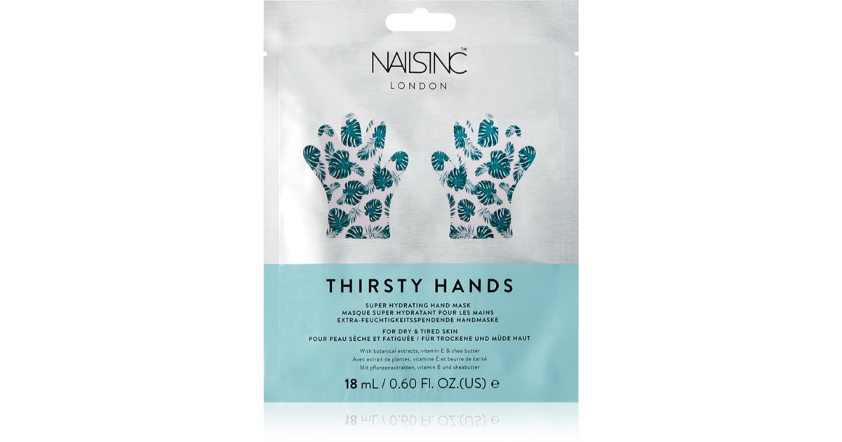Nails Inc. Thirsty Hands hydrating hand mask | notino.co.uk