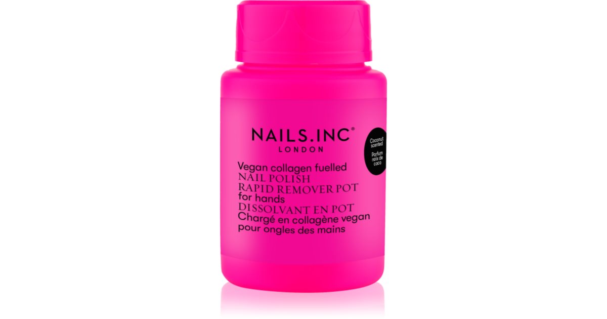 Nails Inc. Vegan Nail Polish Rapid Remover Pot Nagellackentferner ohne
