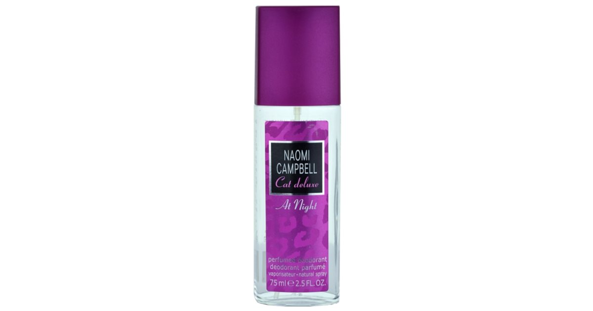 Penneven Let rense Naomi Campbell Cat deluxe At Night deodorant s rozprašovačem pro ženy 75 ml  | notino.cz