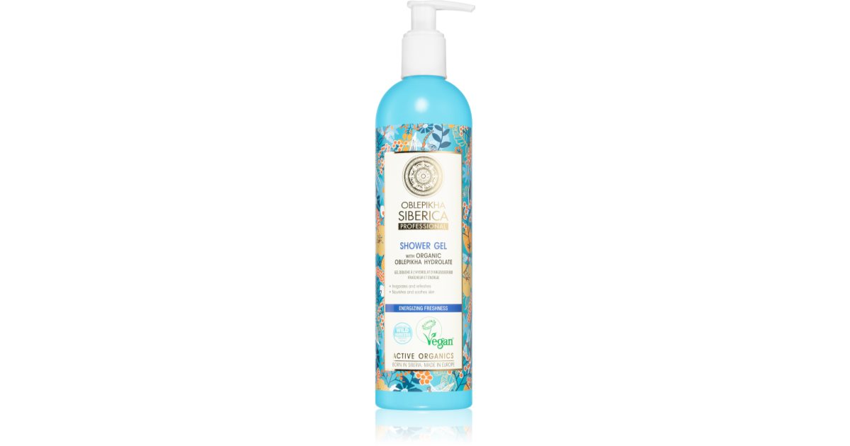 Natura Siberica Eisbär Duschgel – Extra Erfrischend, 2er Pack (2 X 250 Ml), Mit Sibirischen Kräutern