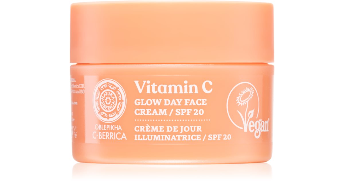 Natura Siberica Oblepikha C-Berrica Illuminating Day Cream SPF 20 ...