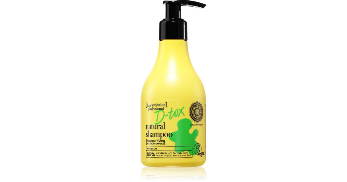Natura Siberica Hair Evolution D-Tox deep cleansing shampoo for oily ...