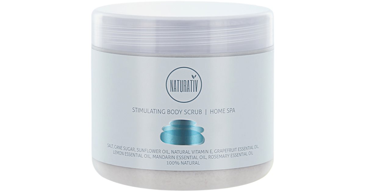 Naturativ Body Care Home Spa Stimulerende Body Scrub met Zout en Suiker