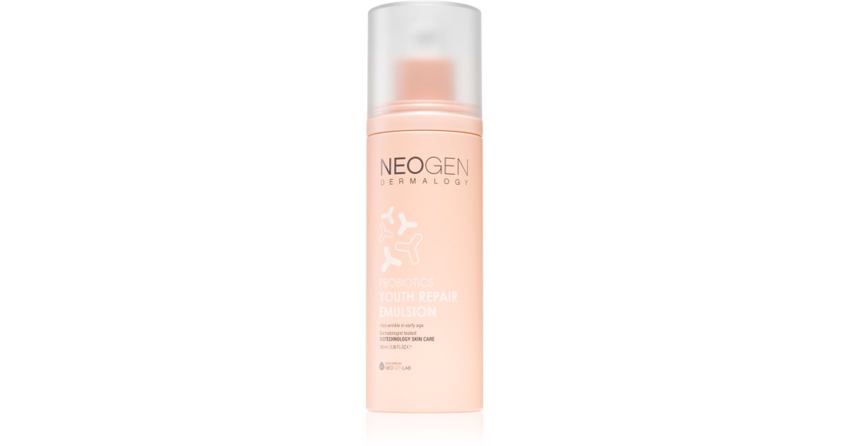 Neogen Dermalogy Probiotics Youth Repair Emulsion first wrinkles ...