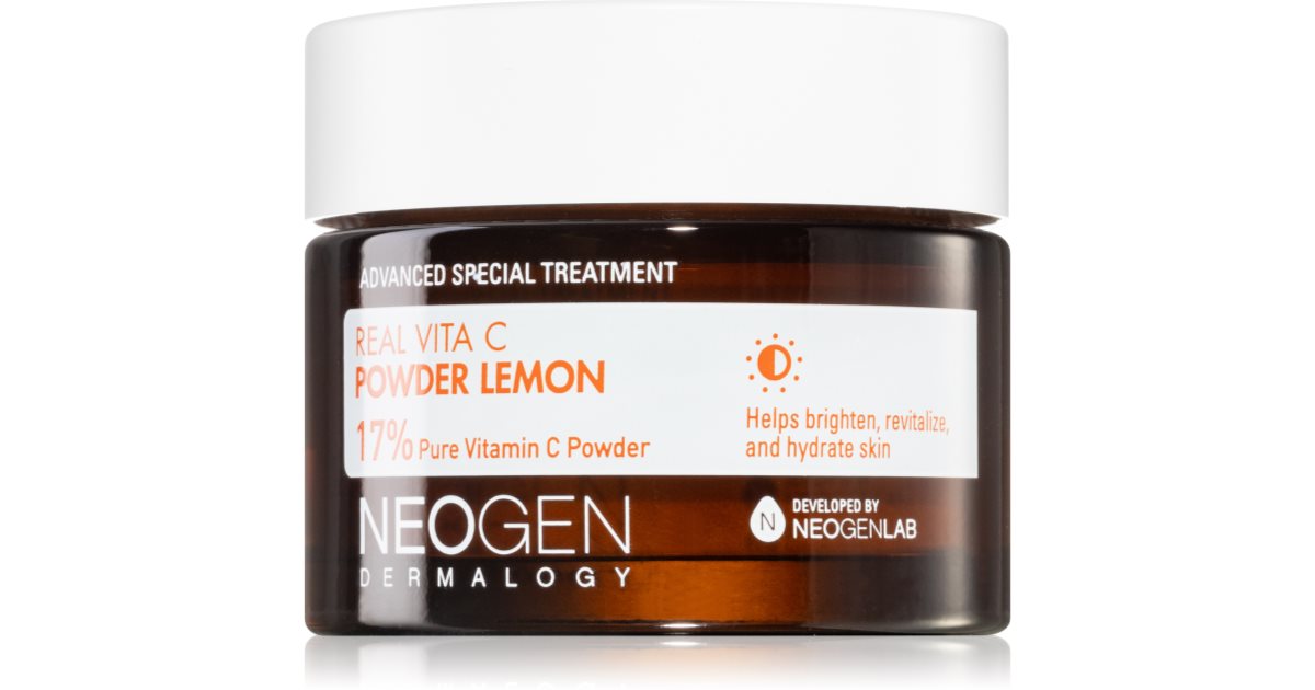 Neogen Dermalogy Real Vita C Powder Lemon soin de nuit illuminateur à