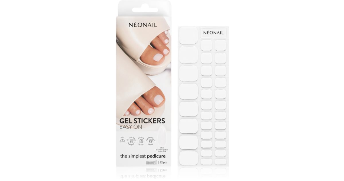 NEONAIL Easy On Gel Stickers Стикери за нокти с използване на UV/LED ...