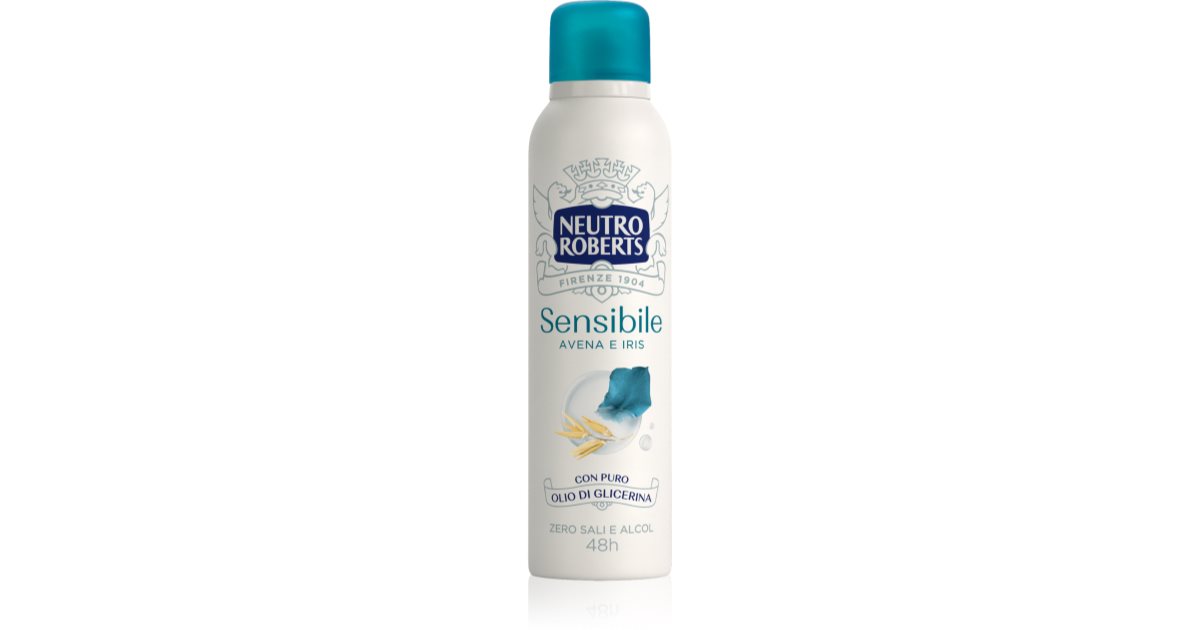 Neutro Roberts Deospray Sanft Extra Schutz – 150 Ml, Ohne Aluminiumsalze, Mit Glycerin, 48h Wirksamkeit