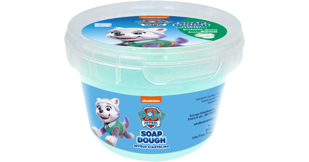 Nickelodeon Paw Patrol Soap Dough Soap For The Bath Notino Co Uk