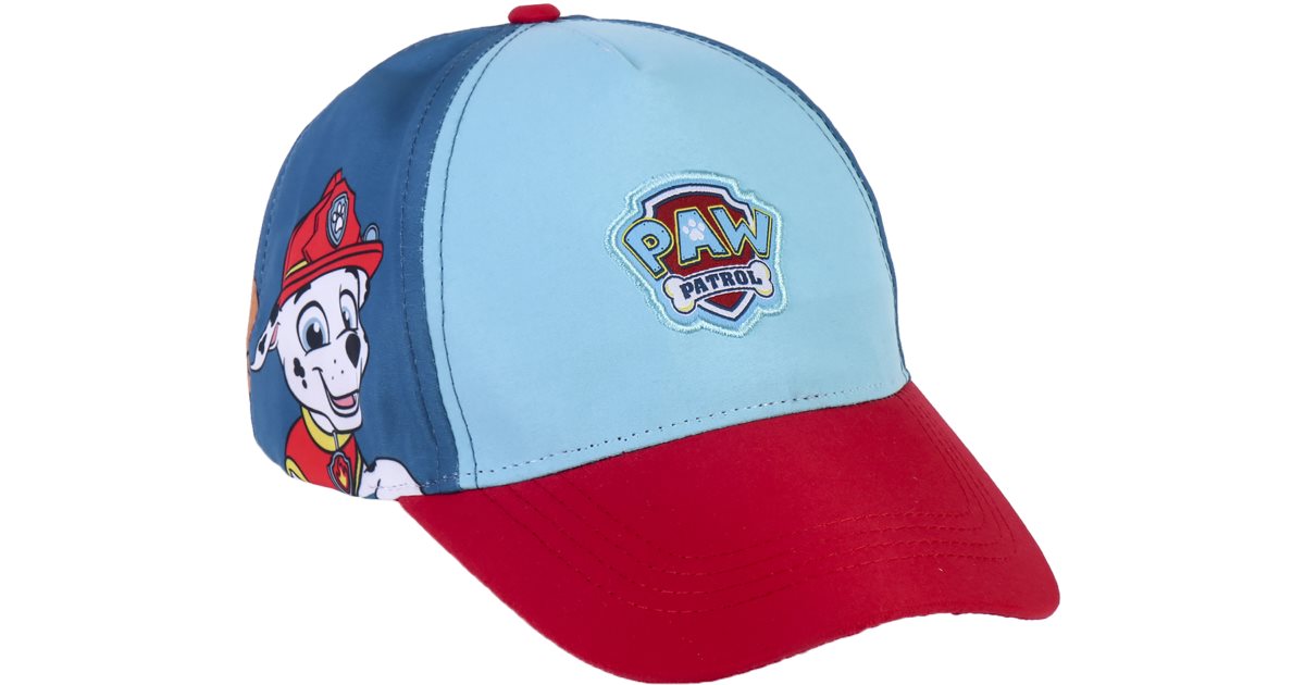 Casquette Baseball Paw Patrol Rouge Et Bleu - Taille Unique Enfant