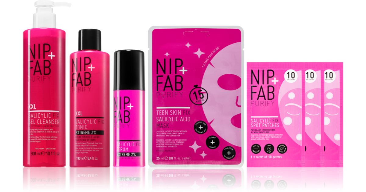 Per Fix NIP+FAB Salicylic Fix Bundle kit per la cura del viso | notino.it