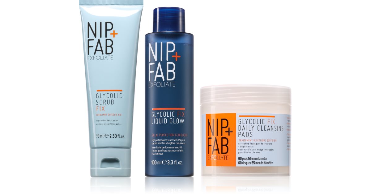 NIP+FAB Glycolic Fix Bundle conjunto para cuidado da pele | notino.pt