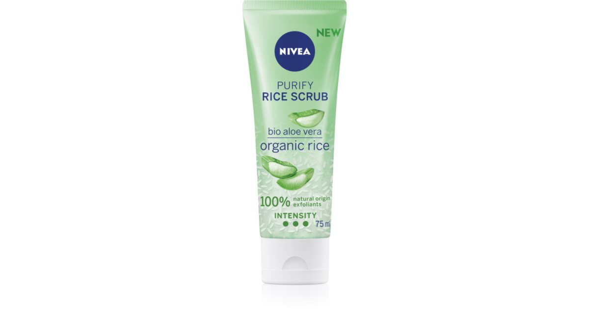 Nivea Rice Scrub Aloe Vera reinigendes Hautpeeling