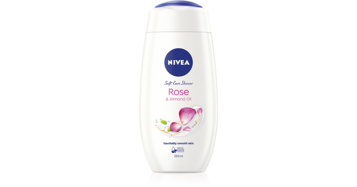 NIVEA Rose & Almond Oil nourishing shower gel notino.co.uk