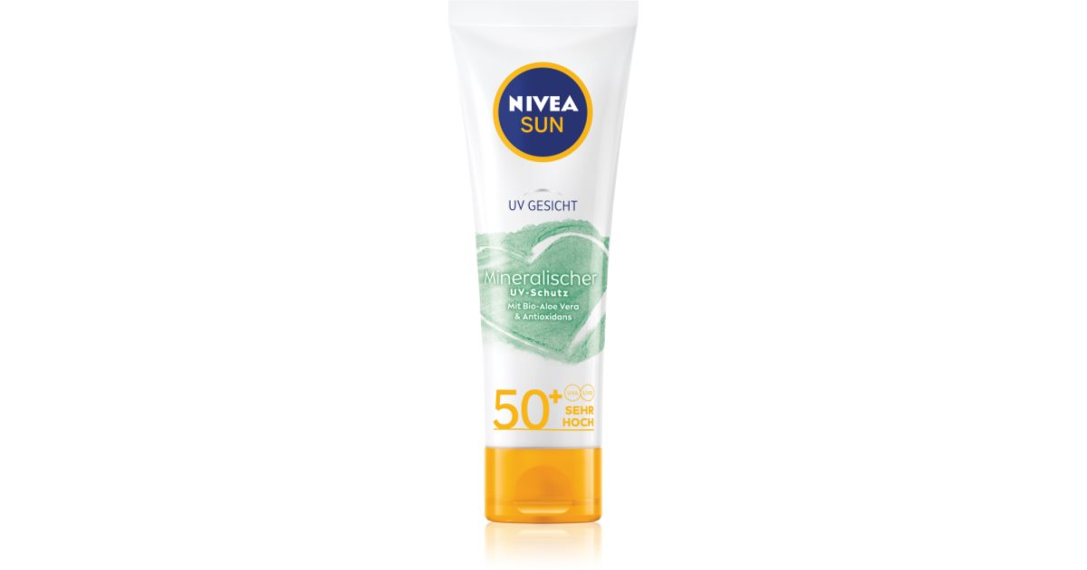 Nivea Sun Mineral крем для загара лица SPF 50+ | notino.ru