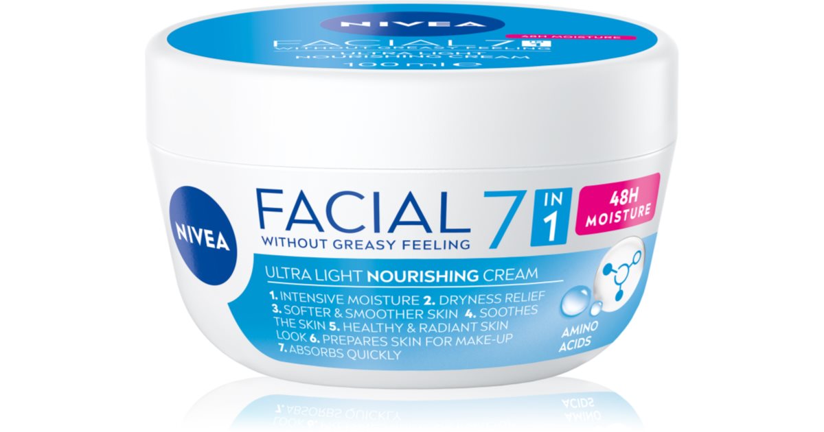 NIVEA Facial Nourishing Light Cream With Nourishing And Moisturising nivea-facial-nourishing-light-cream-with-nourishing-and-moisturising