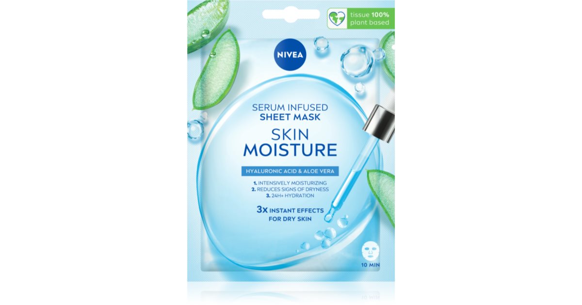 NIVEA Skin Moisture moisturising face sheet mask | notino.co.uk