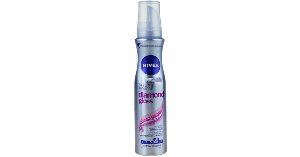 NIVEA Diamond Gloss styling mousse notino.co.uk