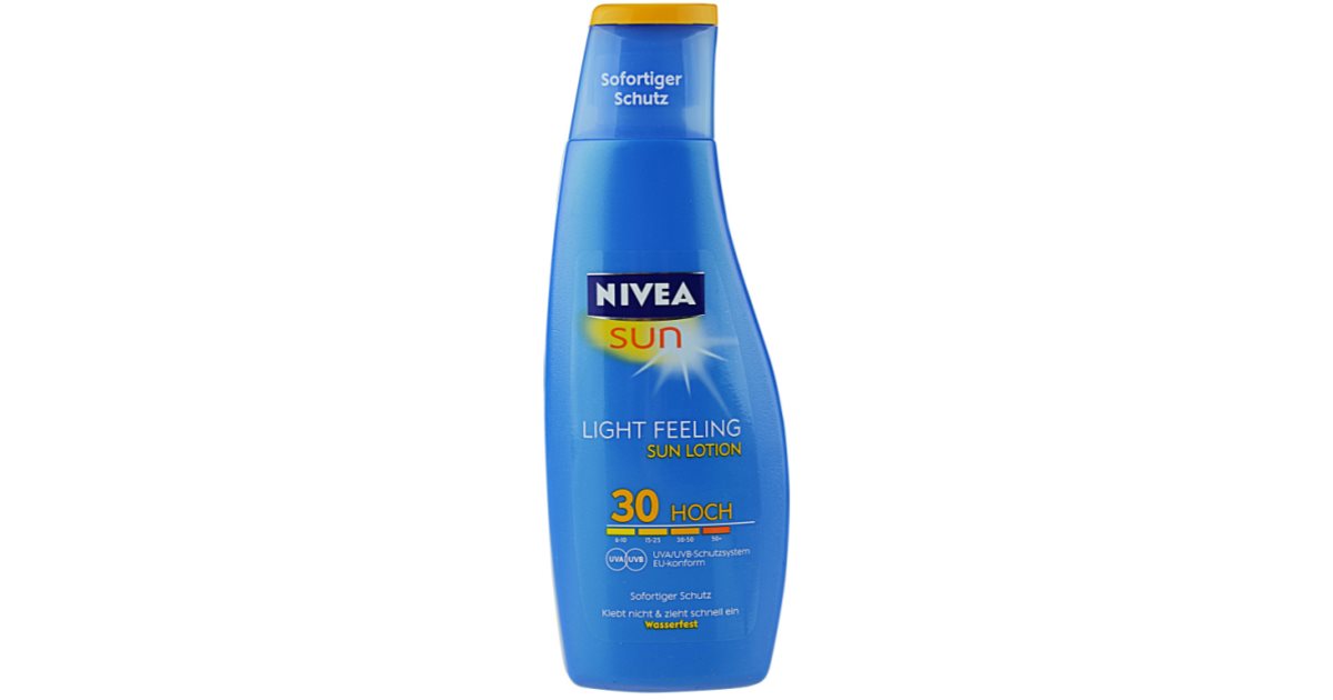 NIVEA SUN Protect & Hydrate Sonnenmilch LSF 30 – Wasserfest & Feuchtigkeitsspendend (200 Ml)