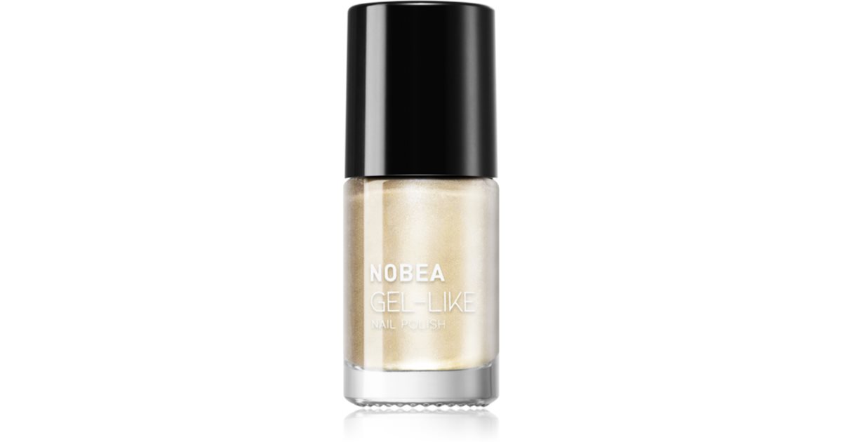 NOBEA Metal Gel-like Nail Polish lak na nehty s gelovým efektem | notino.cz