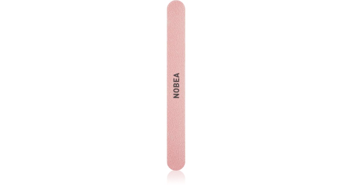 NOBEA Accessories Nail File klasický pilník na nehty se dvěma hrubostmi