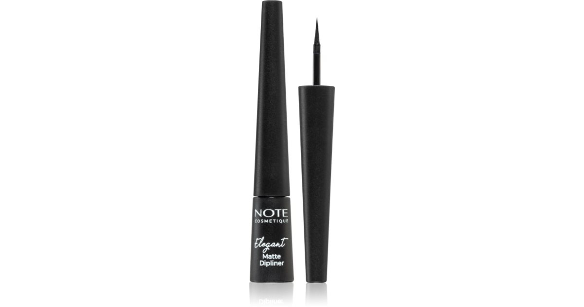 Makki Tief Blau Flüssig-Eyeliner – Ultra-dünner Applikator, Mattes Finish, Ca. 1000 Anwendungen