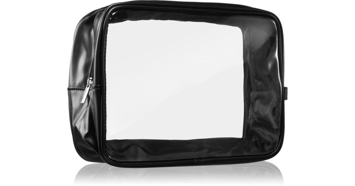 Beauty Case Trasparente Kemier Da Viaggio - Organizer Cosmetici Con 6 Tasche E Tracolla - Foto 4