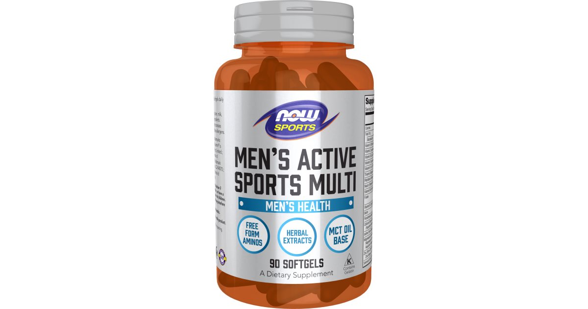 NOW Foods Men's Active Sports Multi komplexní multivitamín pro muže ...