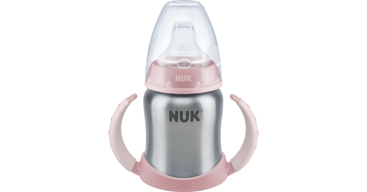 NUK Learner Cup Stainless Steel bicchiere salvagoccia