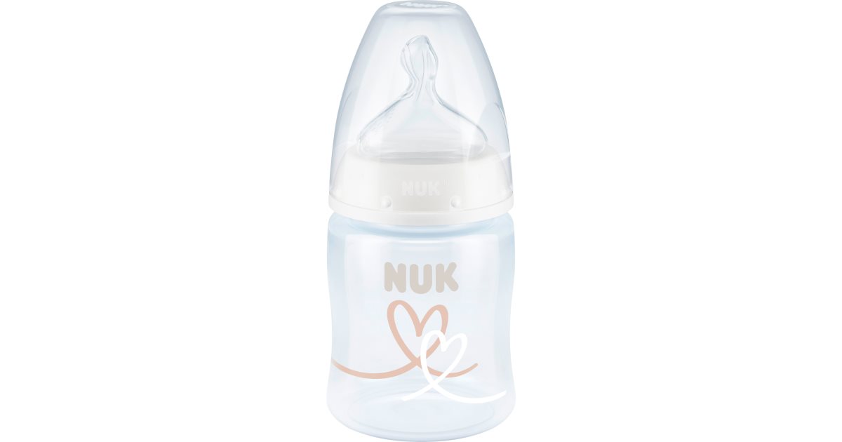 Biberon Nuk 150Mltetina De Silicona 0-6 Meses+Control Temperatura